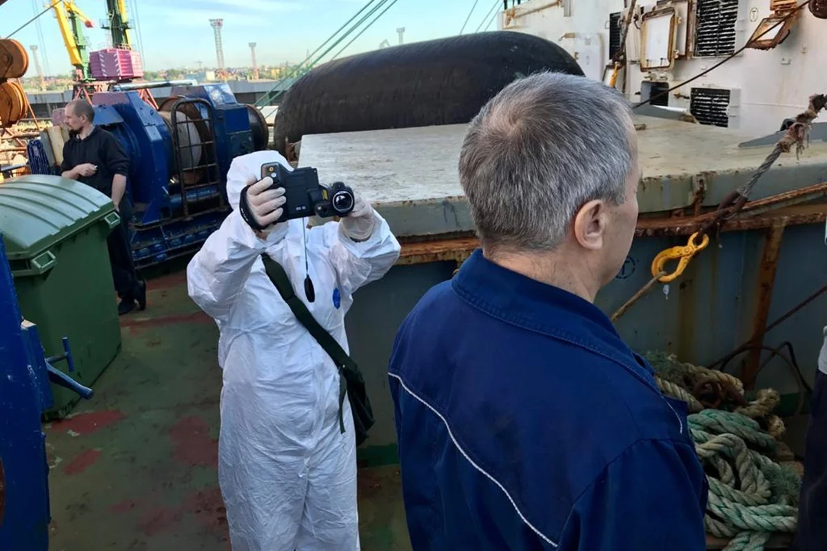 На траулере «Карелия» проведен санитарно-карантинный контроль